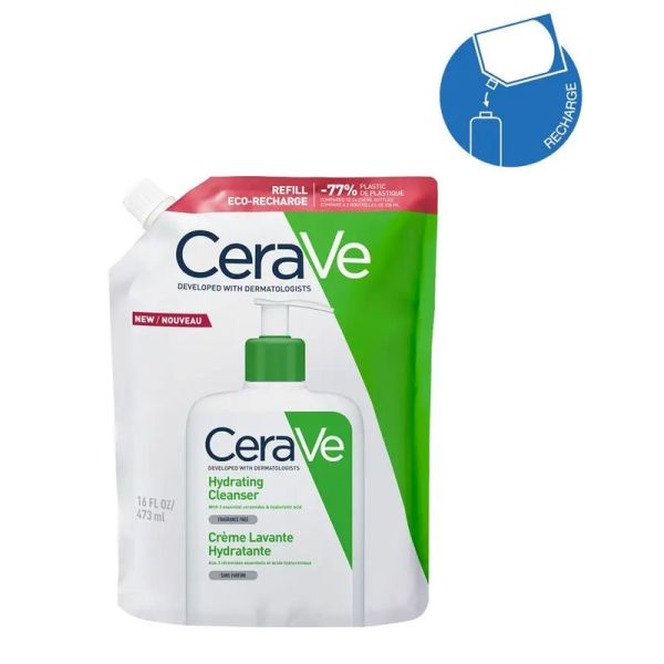 Crème Lavante Hydratante Éco-Recharge - 473 ml