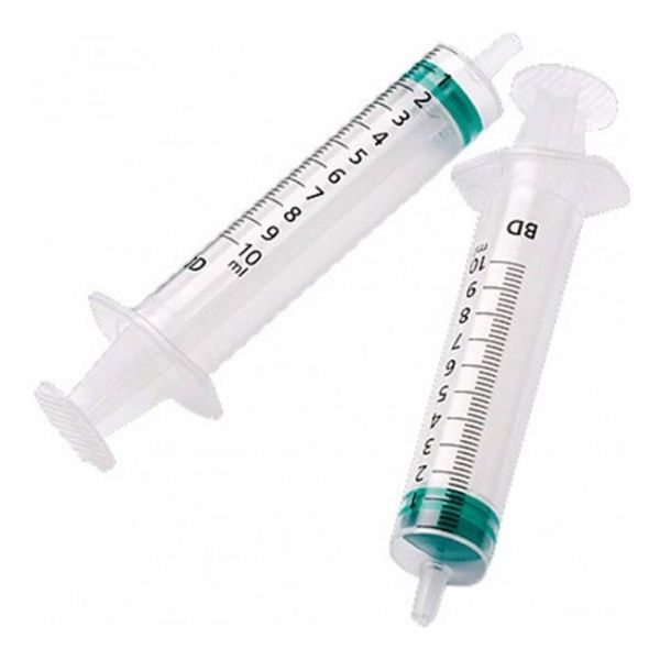 Seringue sans aiguille 3 pièces Luer Slip - 10 mL