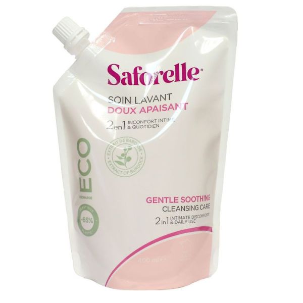 Saforelle Soin Lavant Recharge Eco 400 Ml