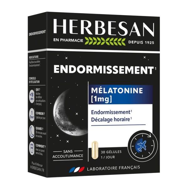 Noctaphyt Mélatonine 1mg - 30 gélules