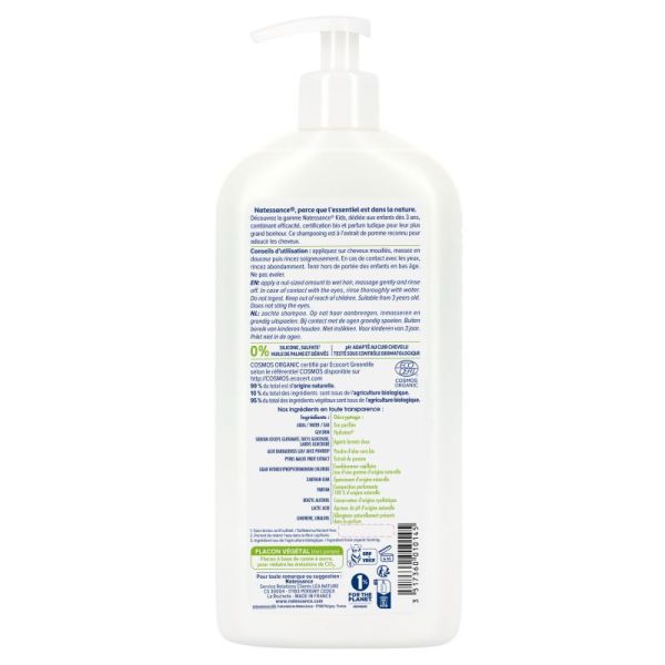 Natessance Kids Shp 2/1 Pomme 500Ml