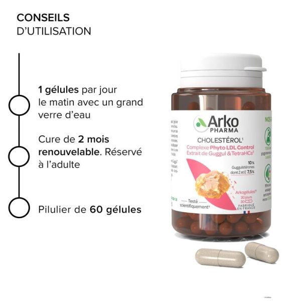 Complexe Phyto LDL Control - 60 gélules