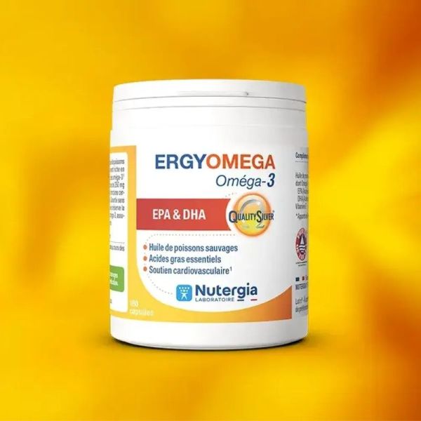 ERGYOMEGA Oméga-3 - 180 capsules