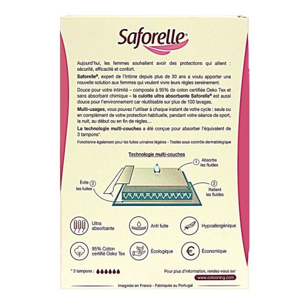 Culotte règles ultra absorbante taille XL