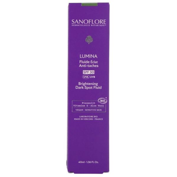 Fluide éclat anti tâches SPF30 Lumina - 40 ml