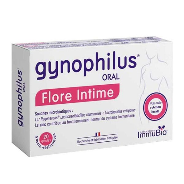 Gynophilus Oral Flore Intime - 20 gelules