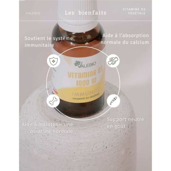 Vitamine D3 1000 UI - 20 ml