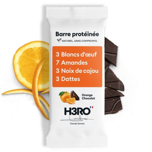 Barre protéinée - Orange Chocolat - 52 g