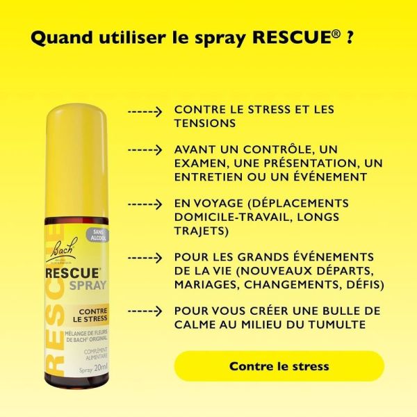Spray jour contre le stress - Sans alcool - 20 ml