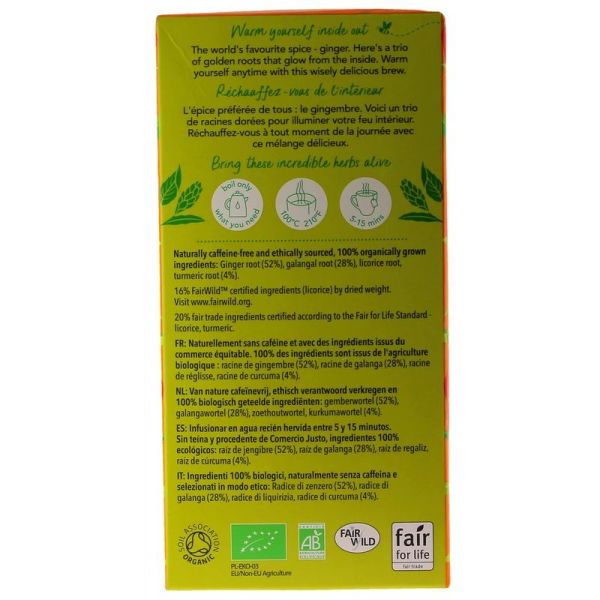 Infusion Trois Gingembres Sachets x 20