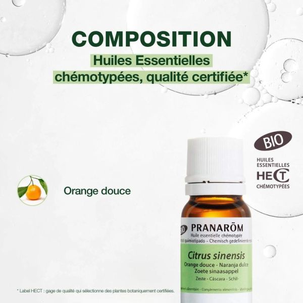 Huile Essentielle d'Orange douce - Bio - 10 ml
