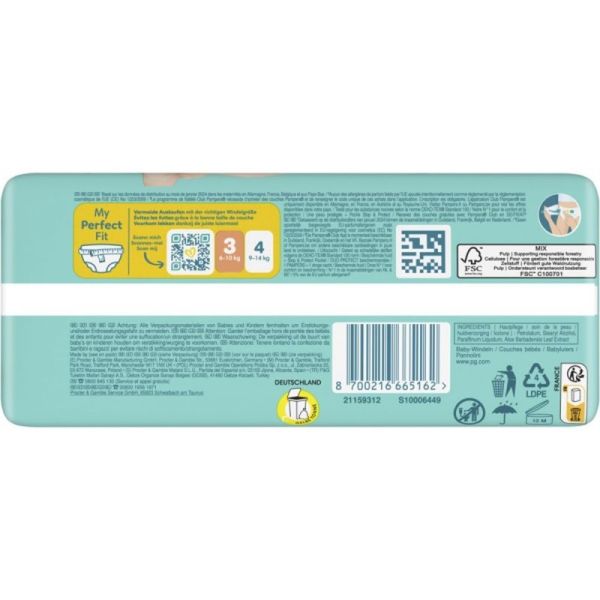 Premium Protection Skin Comfort - Taille 3 6-10 kg - 30 unités