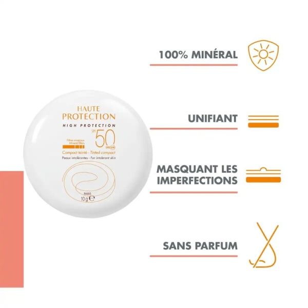 Haute protection Compact teinté Doré SPF 50 - 10 g