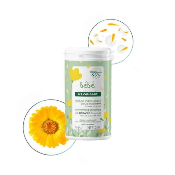 Poudre protectrice au Calendula BIO - 75 g