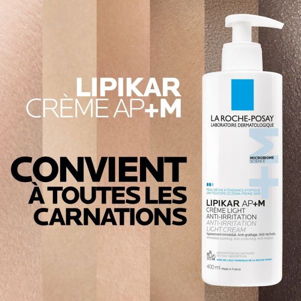 LIPIKAR CRÈME AP+M - 400 ml