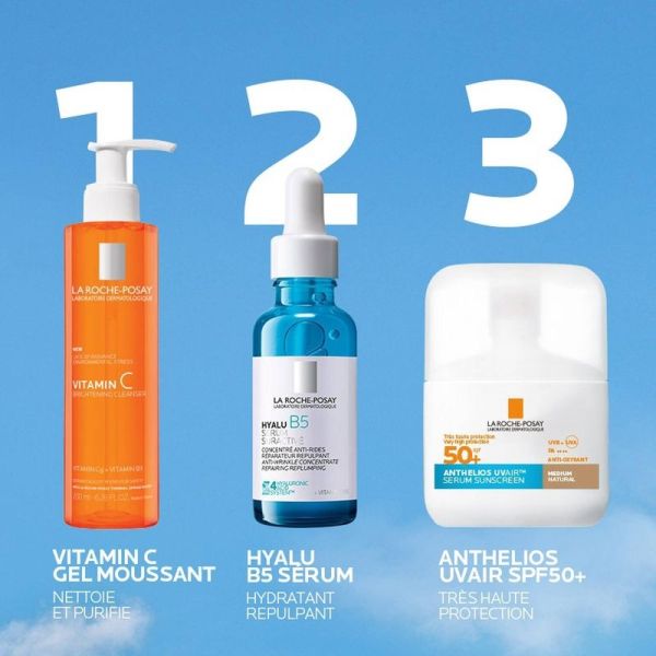 ANTHELIOS UVAIR - SPF50+ Sérum Solaire Visage - Teinte Medium - 50 ml