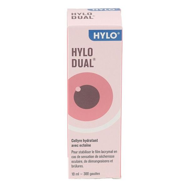Hylo Dual Collyre Hydratant à l'Ectoïne - 10 ml