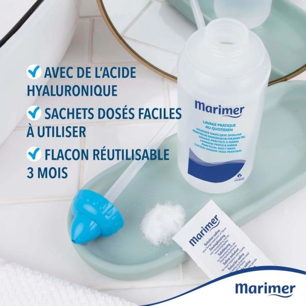 Lavage Nasal - 1 flacon 240 mL et 30 sachets
