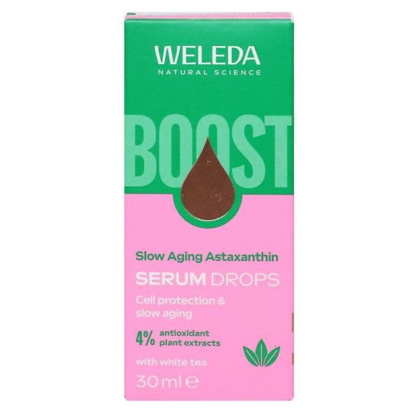 Slow Aging Astaxanthin Serum Drops Boost anti-âge 30ml
