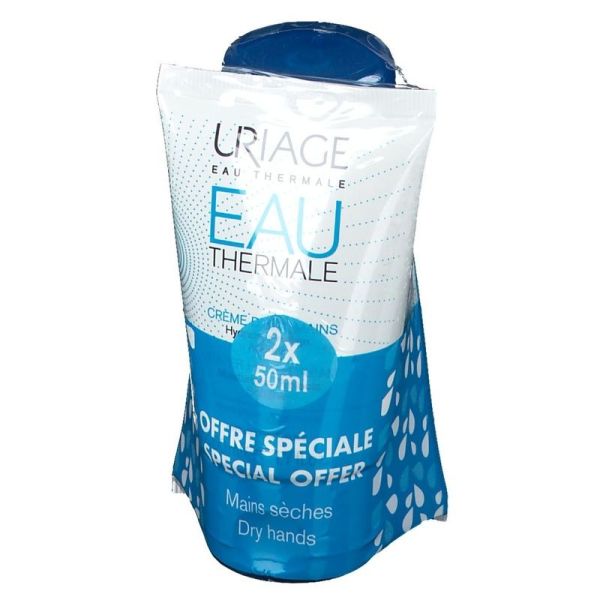 Crème d'Eau Mains Hydratante Eau Thermale - 2 x 50 ml