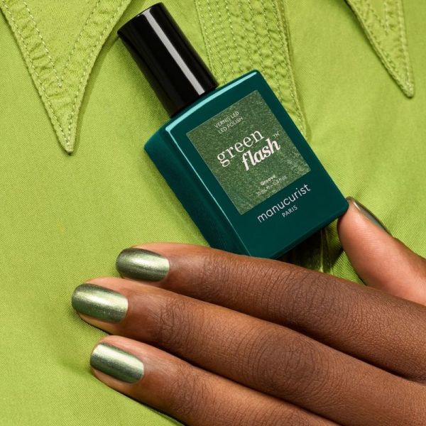 Vernis semi-permanent Groove Green Flash - 15 ml