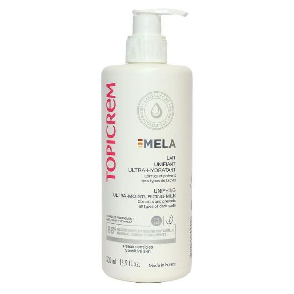 Topicrem Mela Lait Unif Uh Fl500Ml