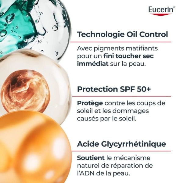 SUN OIL CONTROL Gel-Crème Toucher Sec SPF 50+ SUN - 200 ml