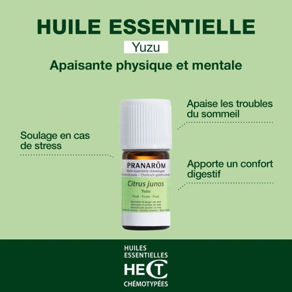 Huile Essentielle de Yuzu - 5 ml