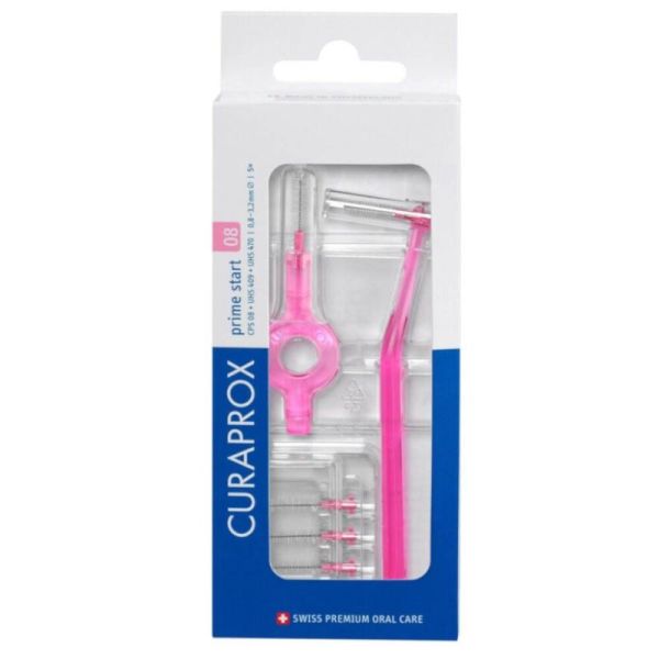 Set de brossettes interdentaires prime start taille 08 - 5 brossettes