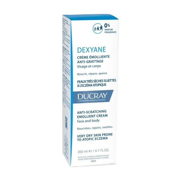 Dexyane Crème émolliente anti-grattage - 200 ml