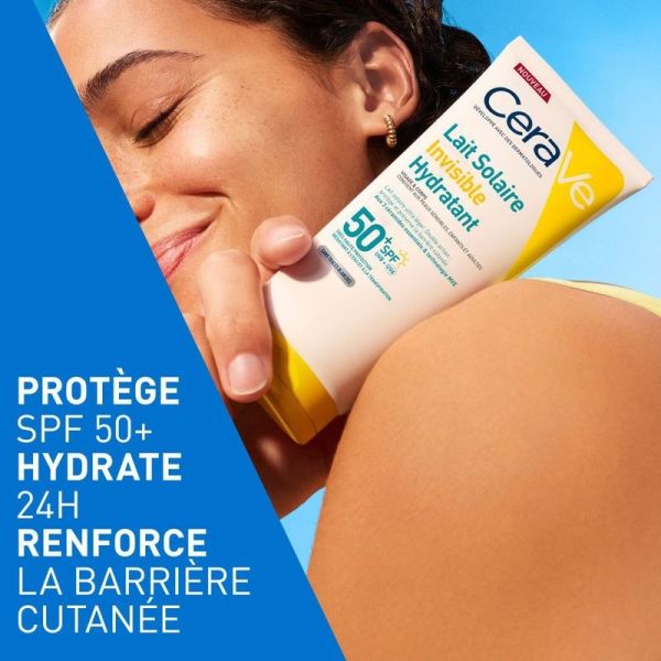 Lait Solaire Invisible Hydratant SPF50+ Visage et Corps - 75 ml