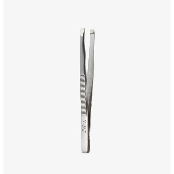 Pince à épiler mors droits - 8 cm