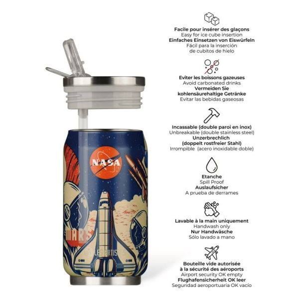 Canette isotherme Nasa - 280 ml