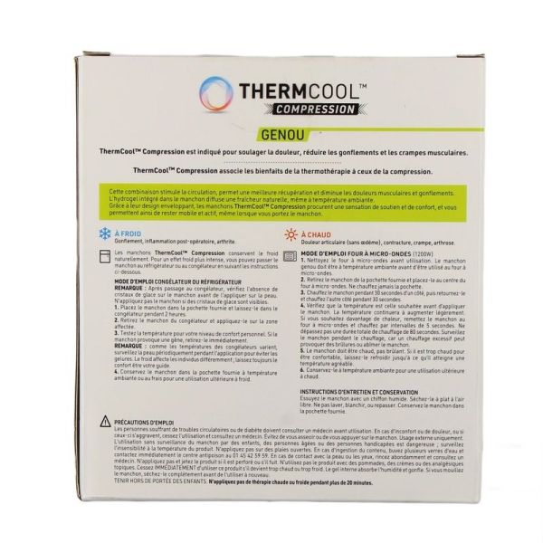 Manchon de Compression ThermCool Compression - Genou - 1 unité