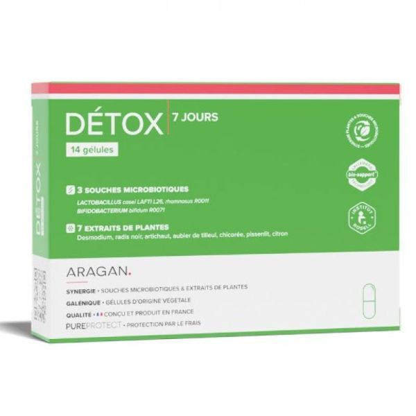 Aragan Detox 7 Jours 14Gelules