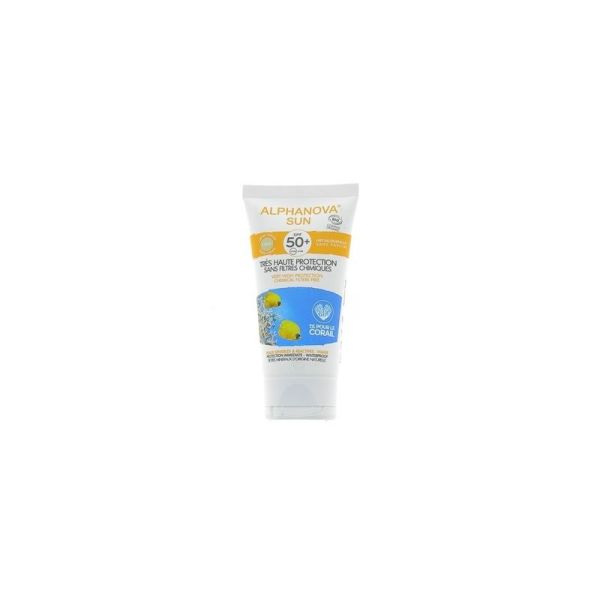 Crème Solaire Teintée Claire Bio SPF50+ SUN - 50 g