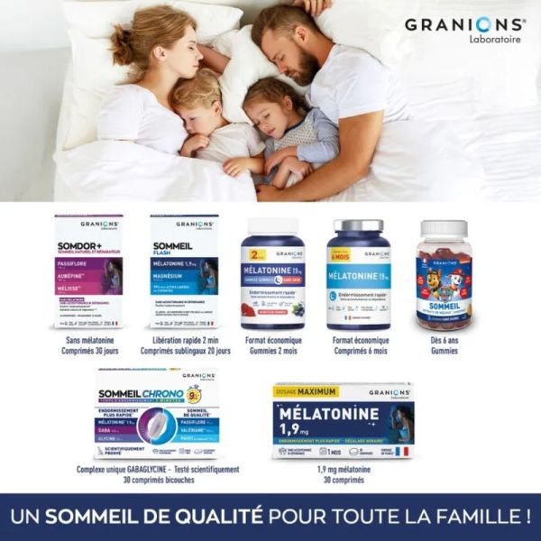 Mélatonine 1,9 mg - 30 comprimés