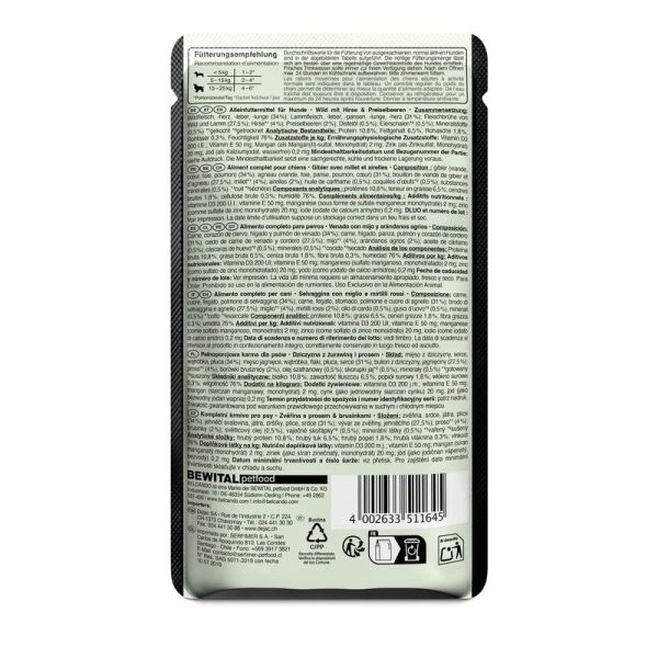 BELCANDO Gibier - Chien adulte 125 g