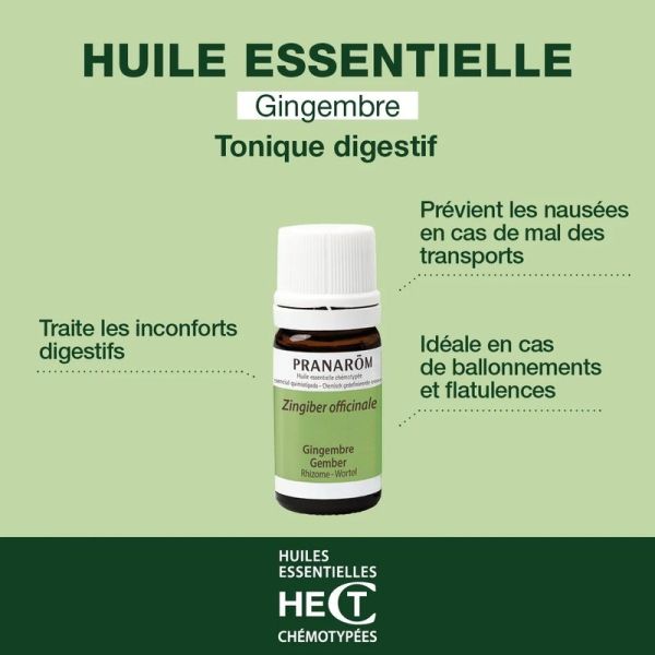 Huile Essentielle de Gingembre - 5 ml