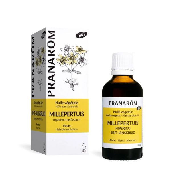 Huile Végétale de Millepertuis - Bio - 50 ml