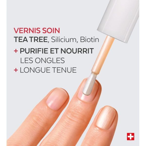 Poderm Color Care Vernis Soin n°217 Or Brillant - 8 ml