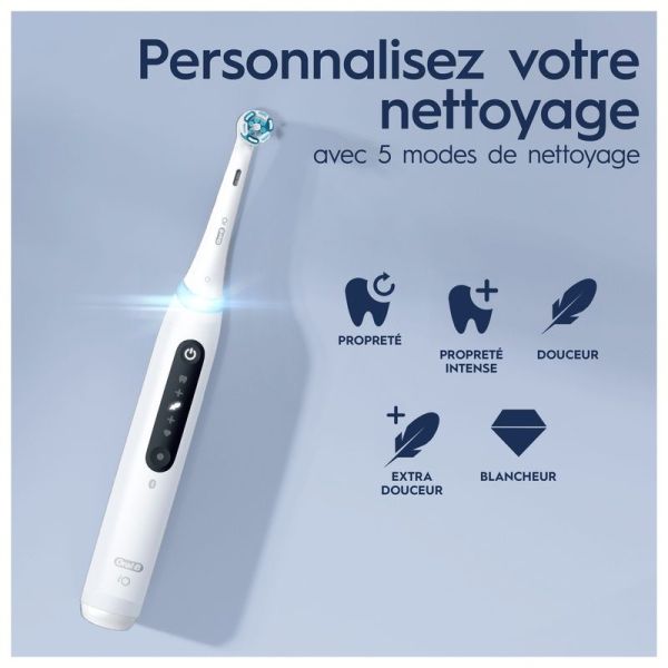 iO 5 Brosse à dents électrique connectée - Blanche