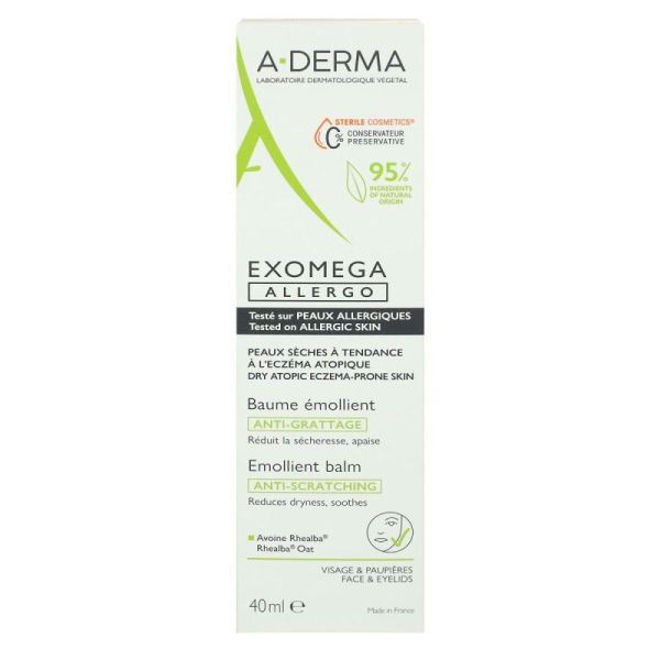 A Derma Allergo Baume Anti Grattage 40Ml