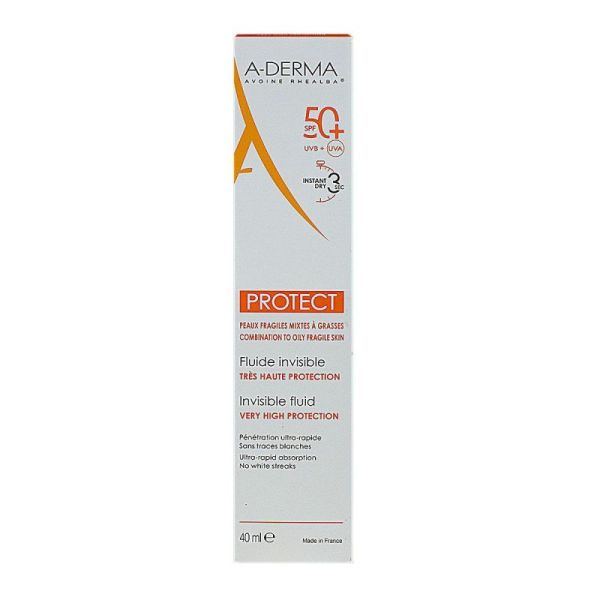 A Derma Protect Fluide Inv Spf50 40Ml