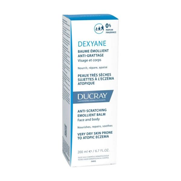 Dexyane Baume émollient anti-grattage - 200 ml