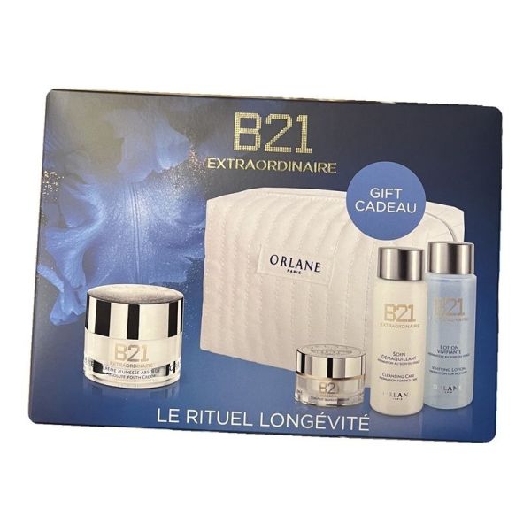 Coffret Le Rituel Longévité Crème Jeunesse Absolue B21 Extraordinaire - 50 ml + 9 ml + 60 ml + 60 ml