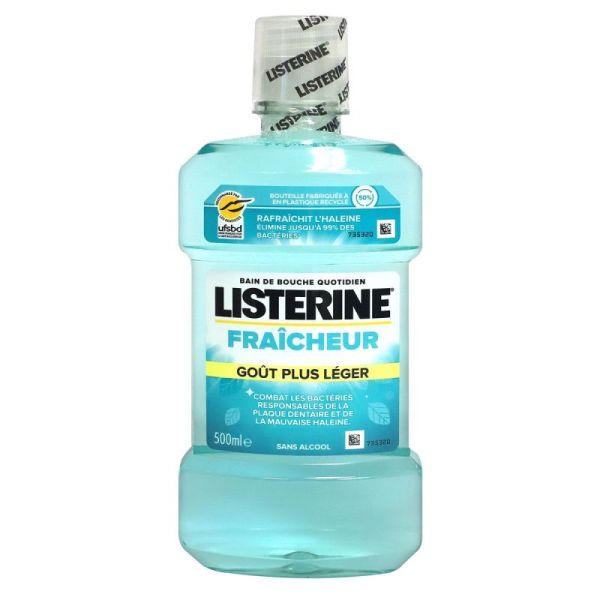 Listerine Bdb Fraicheur Leger 500Ml