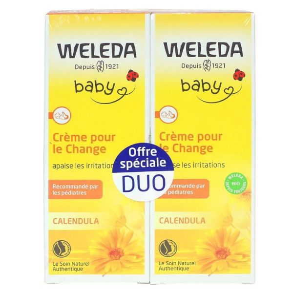 Weleda Bb Calendula Cr Chang 2X75Ml