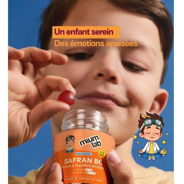 Safran B6 Enfants Sans Sucres - 30 gummies