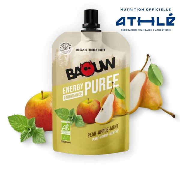 Energy Purees Pear - Apple - Mint - 90 g